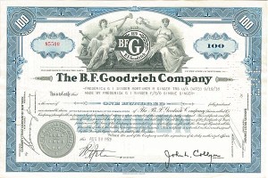B. F. Goodrich Co. - Stock Certificate